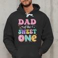 Dad Of The Sweet One 1st Birthday Donut Bday Party Men Hoodie