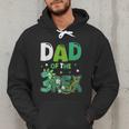 Dad Of The Three Rex Birthday Dinosaur Family Matching Men Hoodie