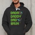 Dada Daddy Dad Bruh Father's Day Game Pixel Men Hoodie
