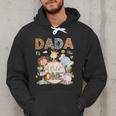 Dada Of The Wild One 1St Birthday Safari Jungle Animals Men Hoodie