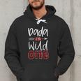 Dada Of The Wild One Buffalo Plaid Lumberjack 1st Birthday Men Hoodie