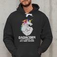 Dadacorn Muscle Dad Unicorn Fathers Day Men Hoodie