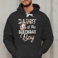 Daddy Of The Birthday Boy Cow Farm 1St Birthday Boy Men Hoodie