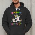 Daddy Of The Birthday Girl Dabbing Unicorn Princess And Dad Men Hoodie