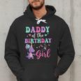 Daddy Of The Birthday For Girl Dinosaur T-Rex Party Family Men Hoodie