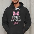 Daddy Of The Birthday Girl Pink Bow Birthday Family Matching Men Hoodie