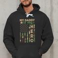 My Daddy Is My Hero Military Dad US Flag Father’s Day Men Hoodie