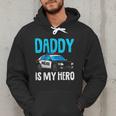 Daddy Is My Hero Police Toddler Police Officer Cop Boys Kids Men Hoodie