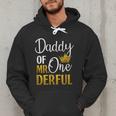Daddy Of Mr Onederful 1st Birthday Father's Day First Daddy Men Hoodie