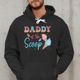 Daddy Of The Scoop Ice Cream Gender Reveal Baby Shower Men Hoodie