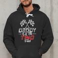 Daddy Of The Two Fast Second Birthday Racing Car Family Men Hoodie