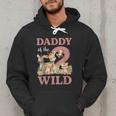 Daddy Of The Two Wild Zoo 2nd Birthday Safari Jungle Animal Men Hoodie