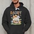 Daddy Of The Wild One 1St Birthday Kids Safari Jungle Men Hoodie