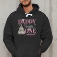 Daddy In a Winter Onederland Birthday Girl Christmas Tree Men Hoodie