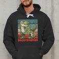 Daddysaurus Father's Day Best Dad T-Rex Papa Men Hoodie