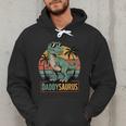 DaddysaurusRex Dinosaur Daddy Saurus Family Matching Dad Men Hoodie