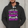I Have My Dad's Temper & My Mama's Mouth Daughter Kids Men Hoodie