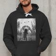 Dog Mom Dad Alien Selfie Weimaraner UFO For Men Women Men Hoodie