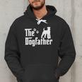 The Dogfather Tee Fathers Day Dad Dog Lover Schnauzer For Men Women Girls Kids Men Hoodie