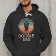 Doodle Dog Vintage Doodle Dad Small Men Hoodie