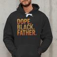 Dope Father African Pride Dad Papa Daddy Fathers Day Men Hoodie