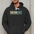 Drum Dad Like A Normal Dad But Cooler Shirt Music Dad Men Hoodie