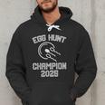 Egg Hunt Champion 2025 First Time Dad Pregnancy Reveal Men Hoodie Egg Hunt Champion 2025 First Time Dad Pregnancy Reveal Men Hoodie