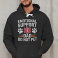Emotional Support Dad Do Not Pet Caring Father's Day Men Hoodie