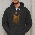 Faithful Warrior Man Of God Christian Men Knight Armor Dad Men Hoodie
