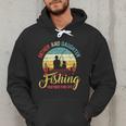 Father Daughter Fishing Partner For Life Retro Matching Dad Men Hoodie