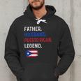 Father Husband Puerto Rican Legend Proud Dad Rico Flag Men Hoodie
