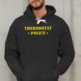 Father For Men Thermostat Police Dad Men Hoodie