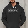Father Periodic Table Element Chemistry Science Dad Men Hoodie