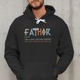 Fathor Like a Dad Just Way Mightier Father's Day Viking Men Hoodie Fathor Like a Dad Just Way Mightier Father's Day Viking Men Hoodie