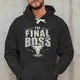 The Final Boss Vintage Rock Bull Fun Tee For Strong Dads Men Hoodie