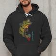 Fishing Shirts PEACOCK BASS Fishing Art Shirt For Dad Men Hoodie