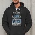 Flight Attendant Shirt For Dad Father Flight Attendant Men Hoodie
