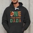 Football 1st Year One Down Dada Birthday For Dad Daddy Men Hoodie