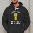Found The Stud Dad Joke Handy Tools Stud Finder Men Hoodie
