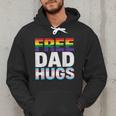 Free Dad Hugs Pride Flag Month LGBTQ Transgender Support Men Hoodie Free Dad Hugs Pride Flag Month LGBTQ Transgender Support Men Hoodie