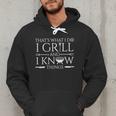 Fun I Grill And Know Things Meat Lover Barbecue Dad Small Men Hoodie