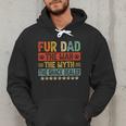 Fur Dad Man Myth Snack Dealer Paw Cat Dog Father's Day Men Hoodie