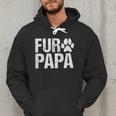 Fur Papa Shirt Pet Lover Dog Dad T-Shirt Fathers Day For Men Men Hoodie