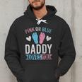 Future Dad Pink Or Blue Daddy Loves You Gender Reveal Men Hoodie