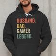 Gamer Husband Dad Video Game Legend Father's Day Men Hoodie