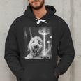 Goldendoodle Alien UFO Taking a Selfie Dog Mom Dad Men Hoodie