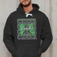 Green Sport Loud Proud Cheer Coach Dad Father's Day Men Hoodie