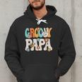 Groovy Papa Dad Retro Hippie 60s 70s Party Outfit Men Men Hoodie