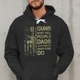 Guns Don't Kill People Dads With Pretty Daughters Humor Dad Men Hoodie
