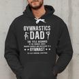 Gymnastics Dad Definition Gymnastics Father Of A Gymnast Dad Men Hoodie